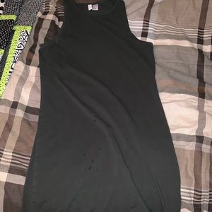 Dark Green Mini Dress